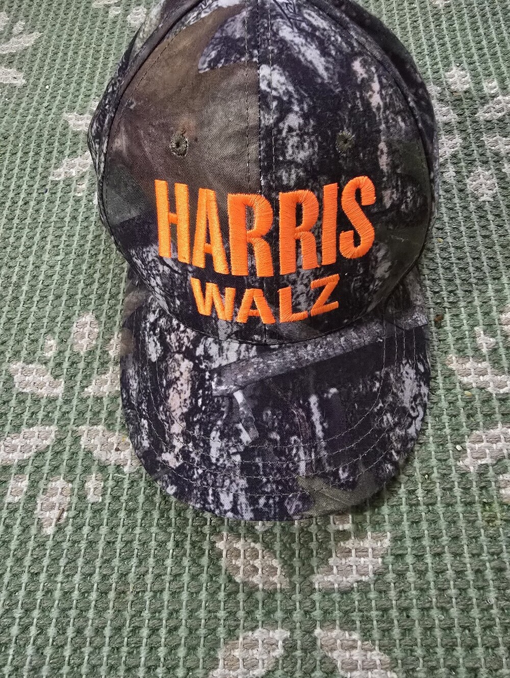 Harris Walz 2024 Cap Hat Trucker Solid Cotton Snapback Camouflage